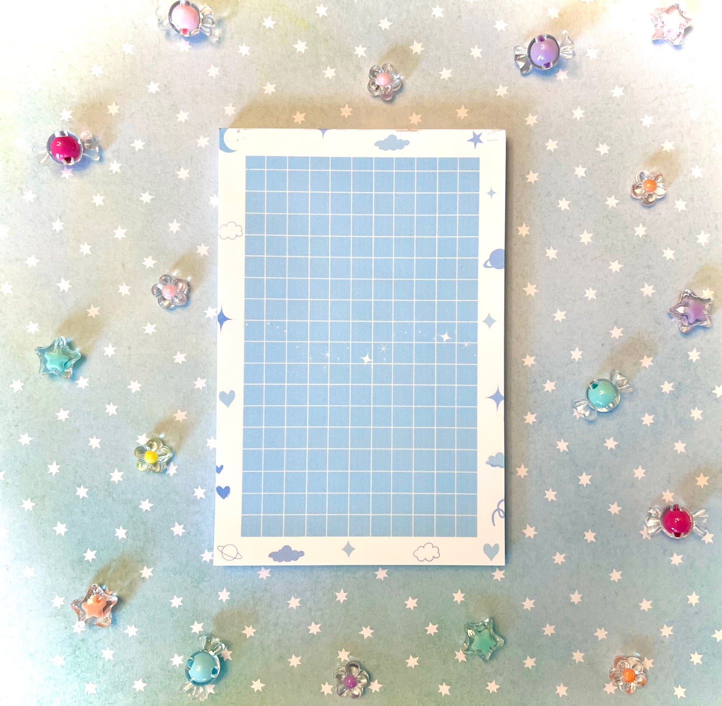 Blue Galaxy Notepad