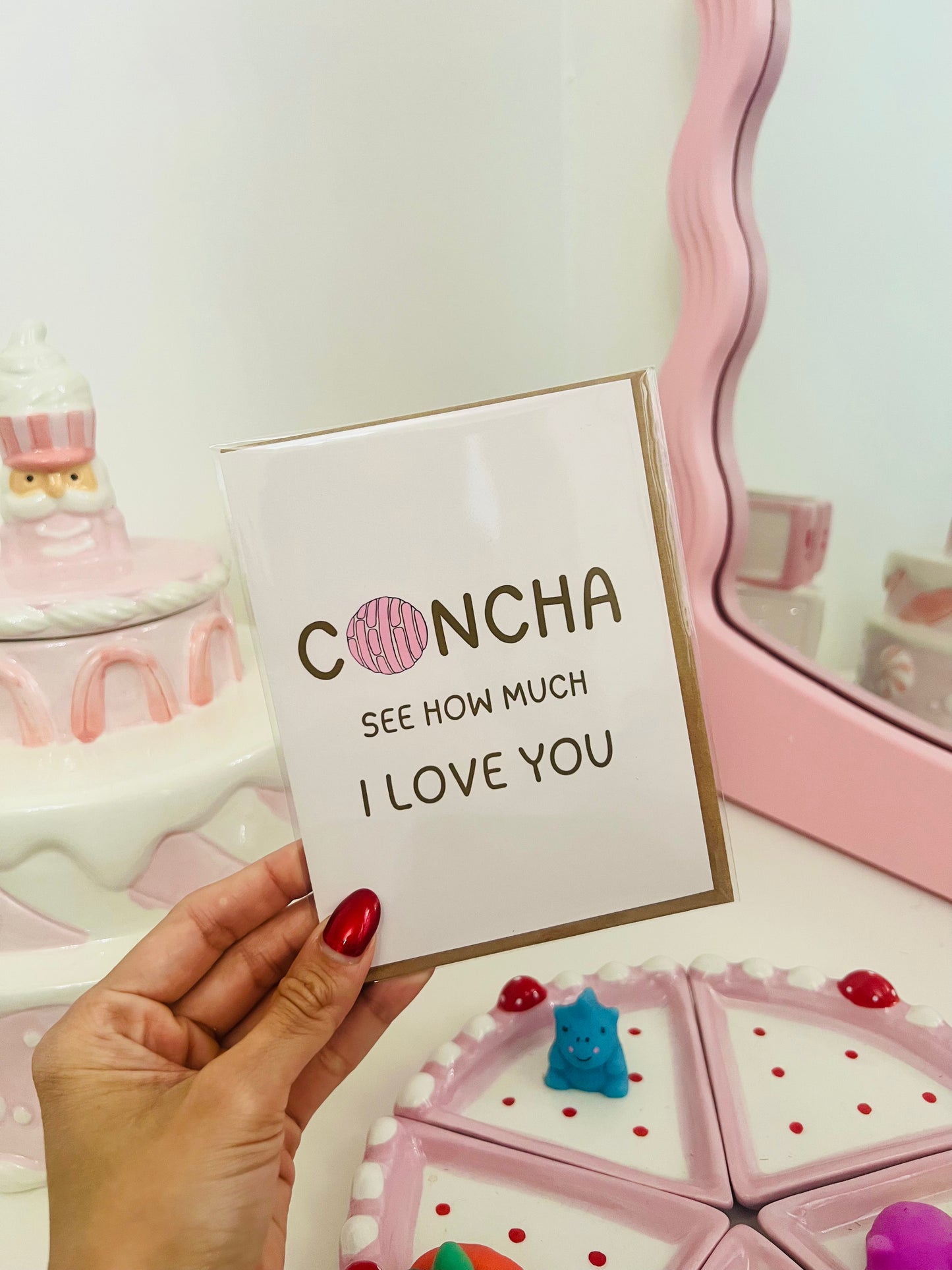 Concha See How Much I Love You Greeting Card