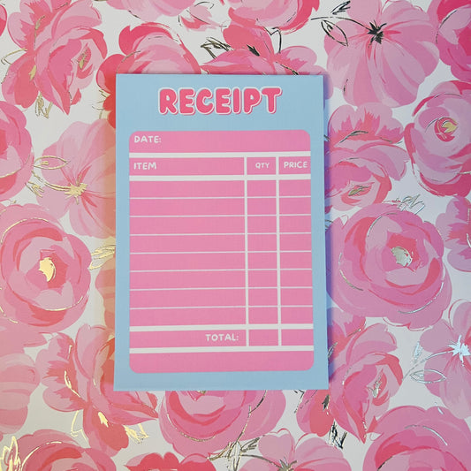 Receipt Notepad