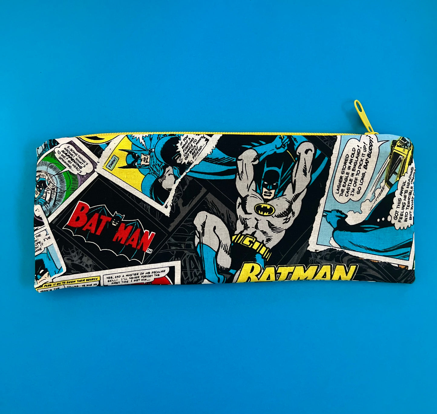 Comic Bat Zipper Pouch