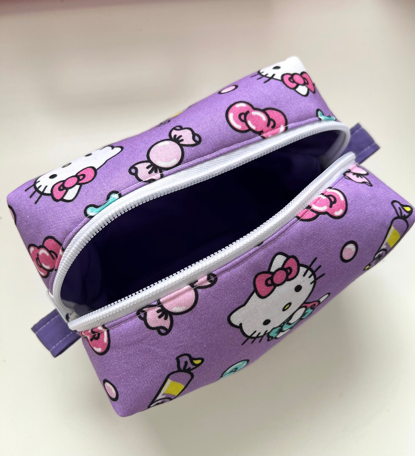 Purple Kitty Pouch