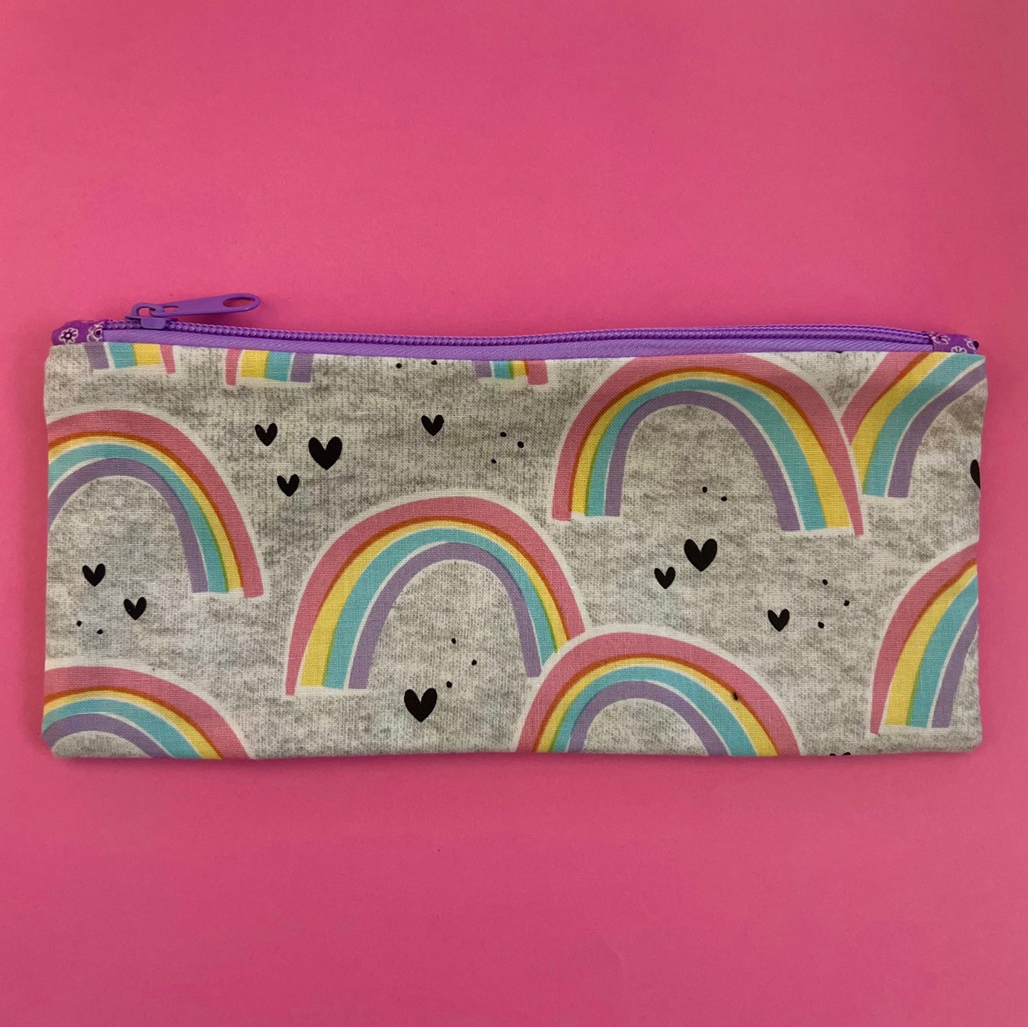 Rainbow Land Zipper Pouch