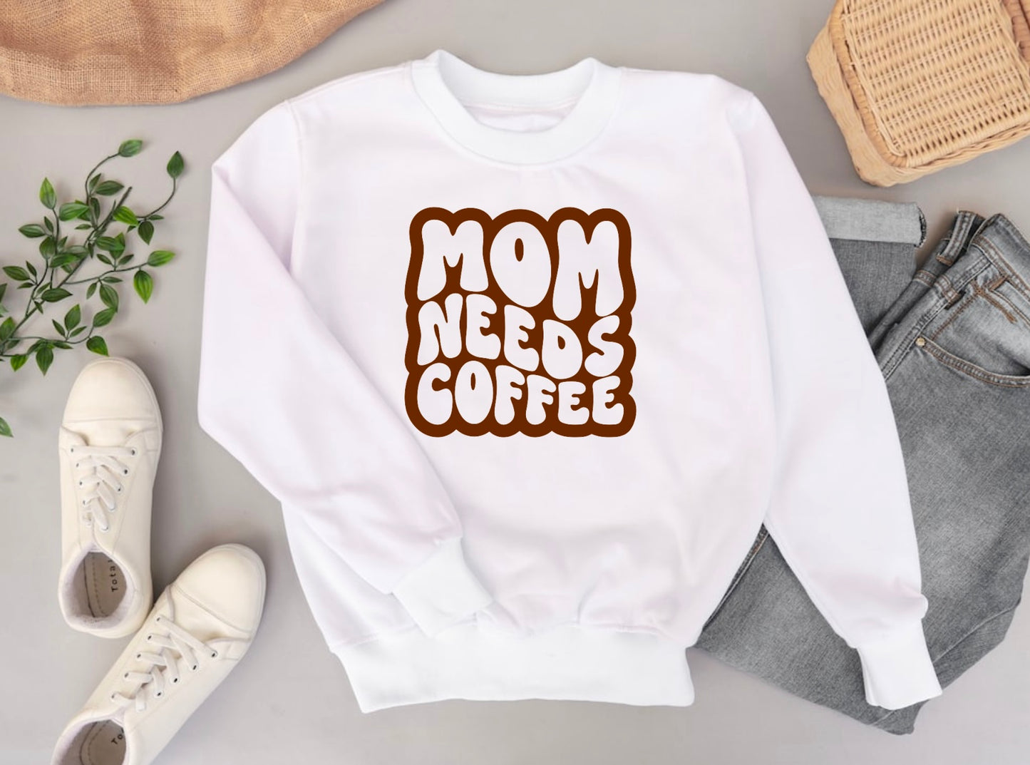 Mom Needs Coffee Sweatshirt