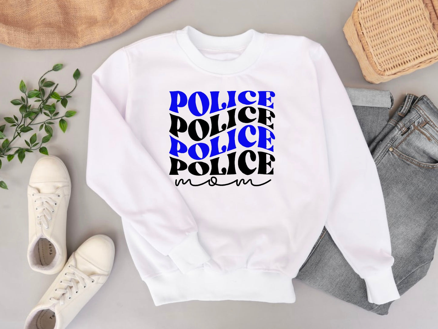 Police Mom Sweatshirt