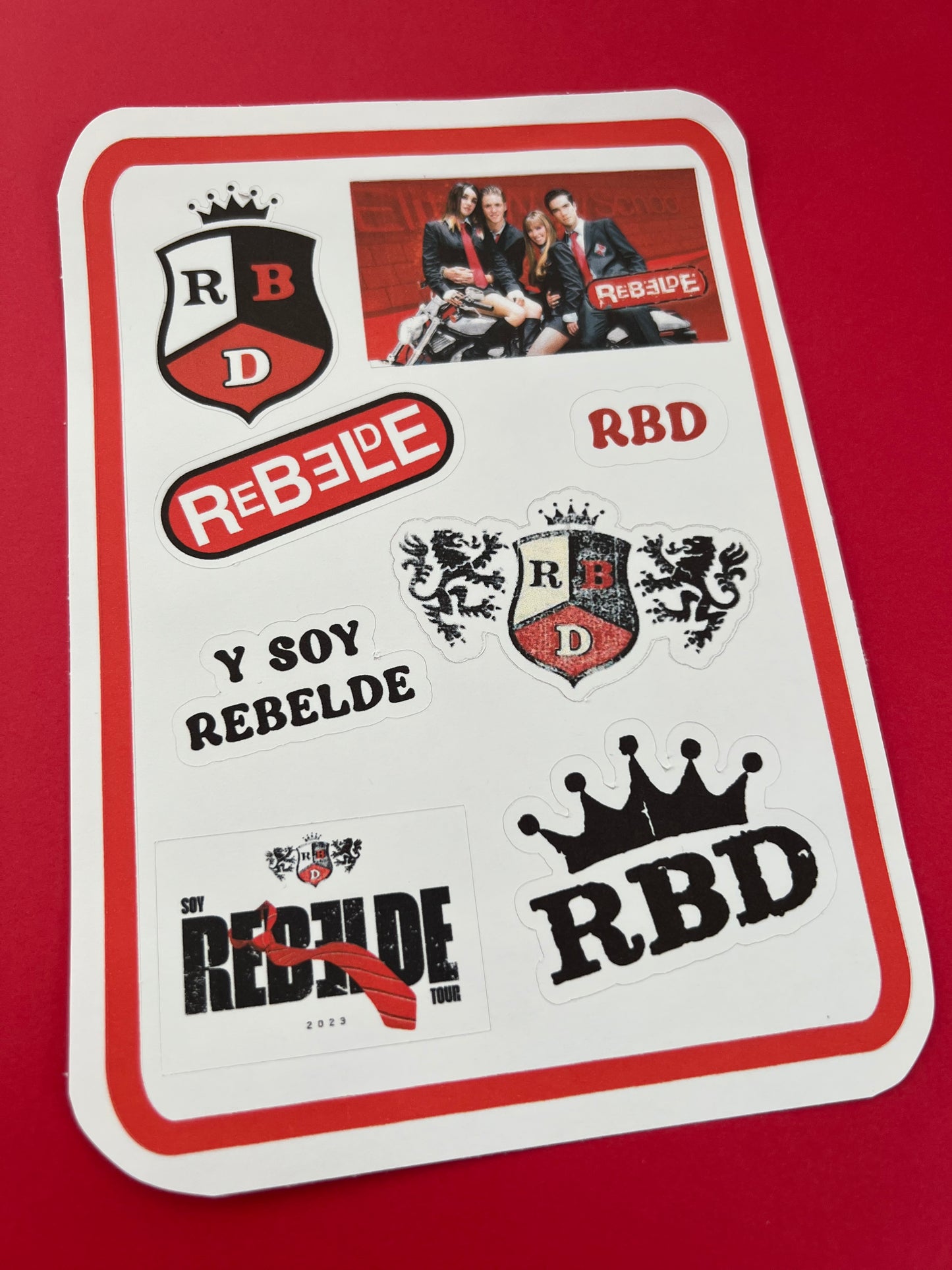 Y Soy Rebelde Sticker Sheet