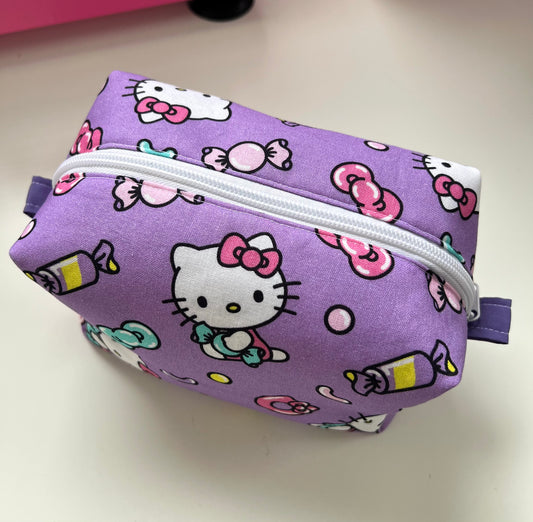 Purple Kitty Pouch