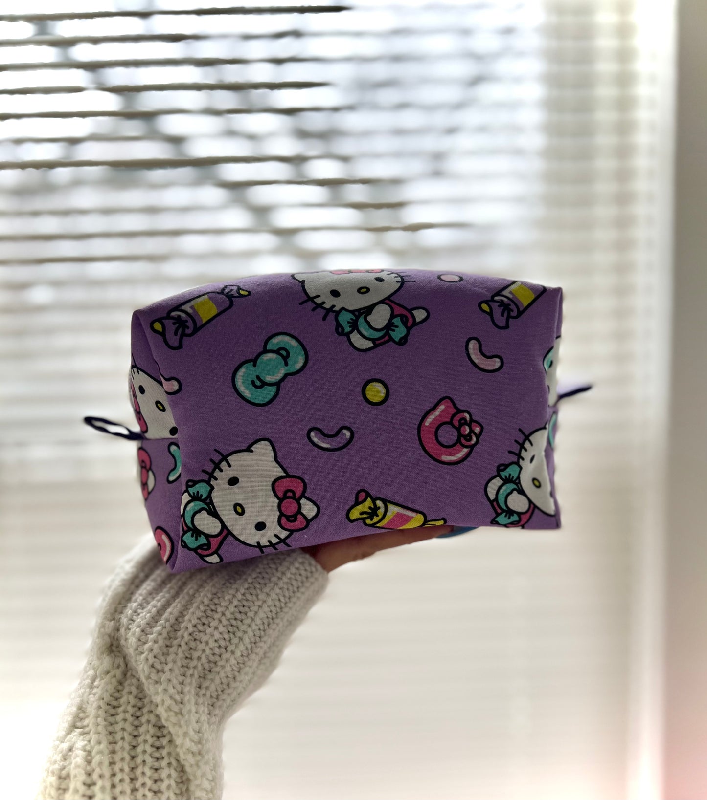 Purple Kitty Pouch