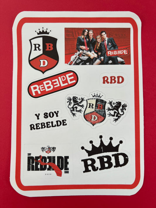 Y Soy Rebelde Sticker Sheet